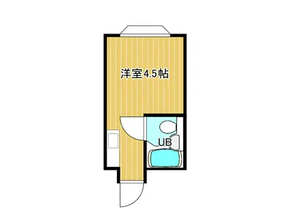 遠里小野728ハイツ(ワンルーム/2階)の間取り写真