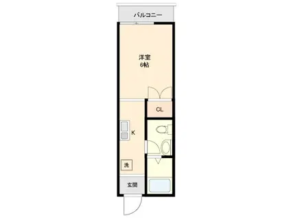 グラン・エスペランサ(ワンルーム/3階)の間取り写真