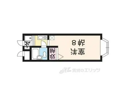 マノワール六波羅第(1K/2階)の間取り写真