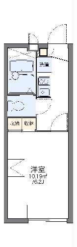 レオパレスプリムローズ(1K/2階)の間取り写真
