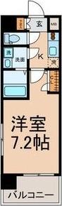 UURコート名古屋名駅(1K/12階)の間取り写真