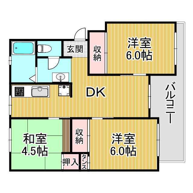 岩園サニーハイツA棟
