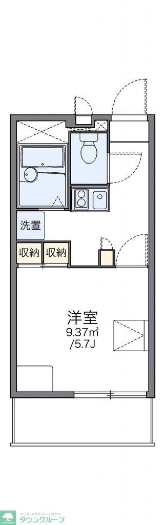 レオパレスアマルティア(1K/3階)の間取り写真