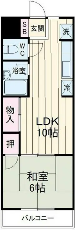 スリーアップ八千代台 1階階 間取り