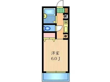 メゾンオリザ(1K/2階)の間取り写真
