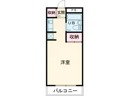 セントラルマンション武蔵野(1K/5階)の間取り写真