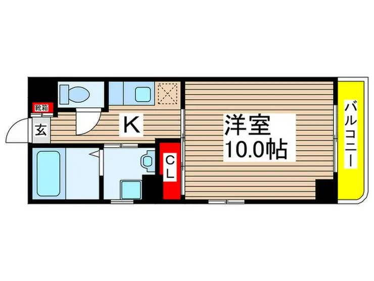 第8横土ビル 3階階 間取り