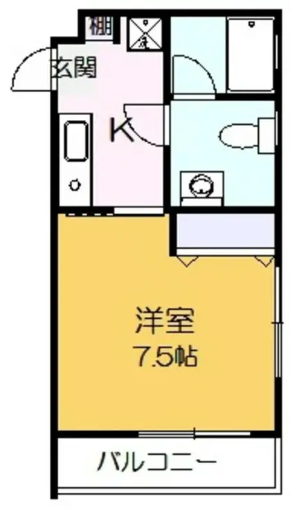 グリーンポート三田 2階階 間取り