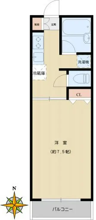 ヴィラージュドゥノール 3階階 間取り