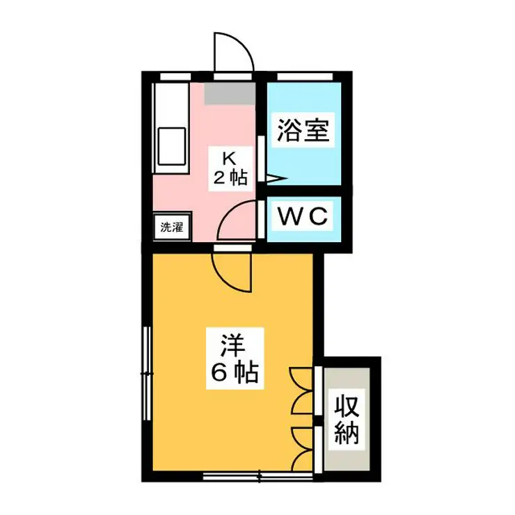 マルヨシコーポ22 2階階 間取り