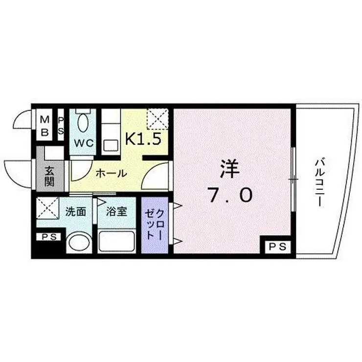 カスティージョ 4階階 間取り