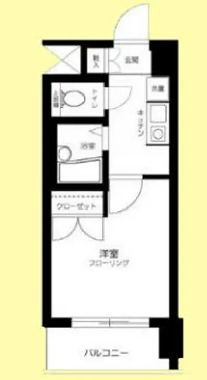 ヴェルト目黒西 5階階 間取り