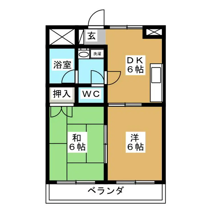 レールサイドヒルズ 3階階 間取り