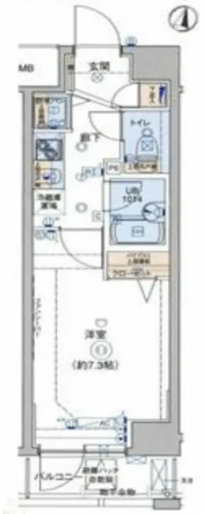 ラヴィリオ錦糸町ベルグレード 4階階 間取り