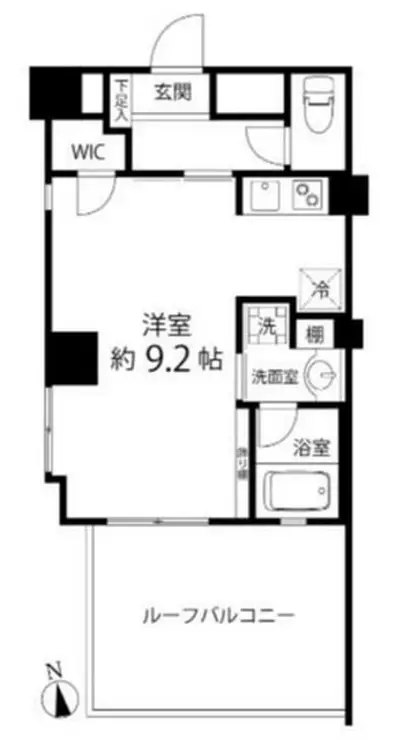 デュオステージ白金高輪 6階階 間取り