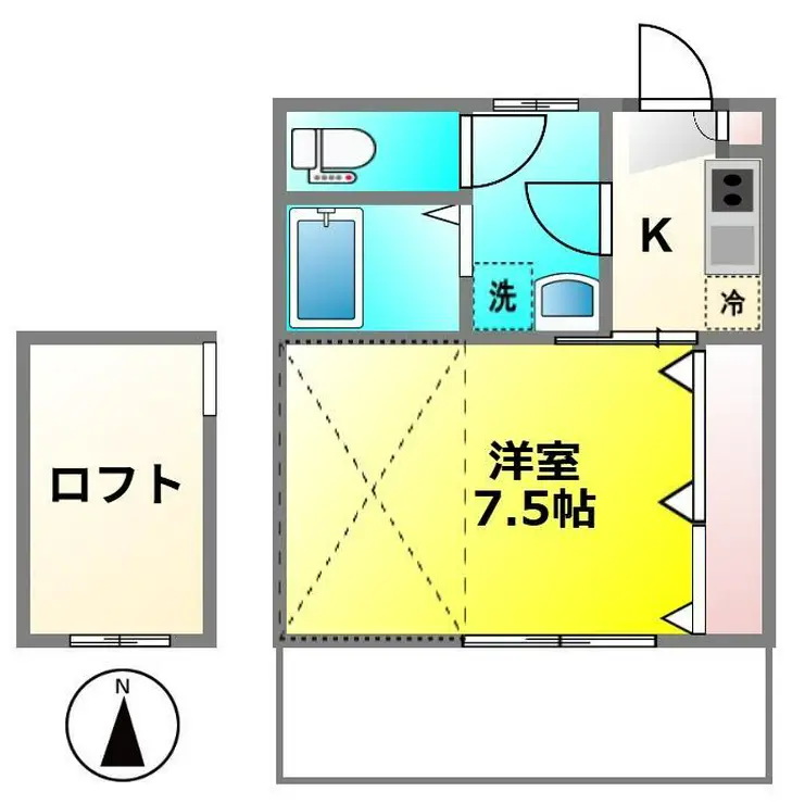 グリーン・ビレッジ 1階階 間取り