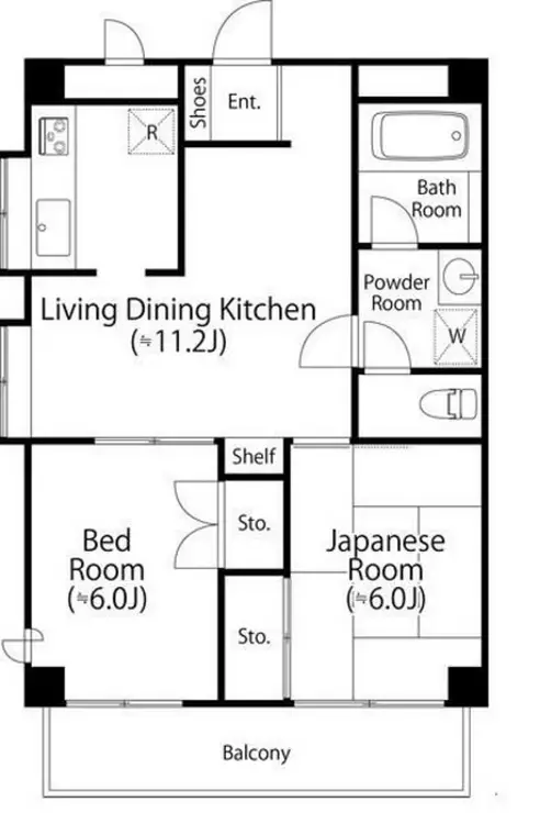 ライブ赤羽 2階階 間取り