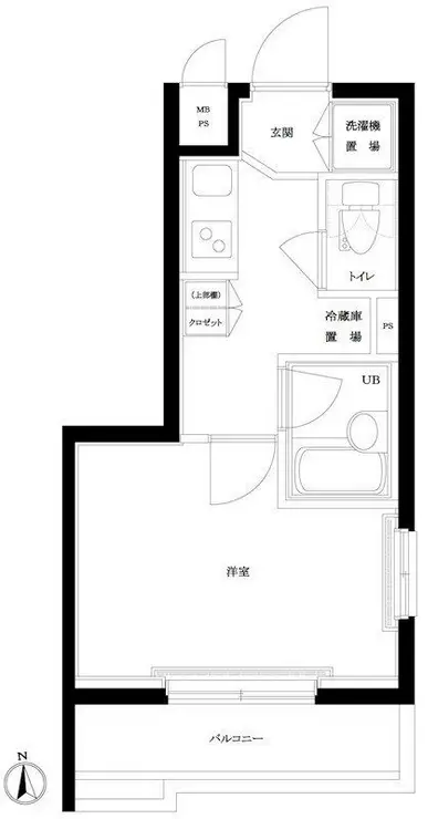 ルーブル久我山 1階階 間取り