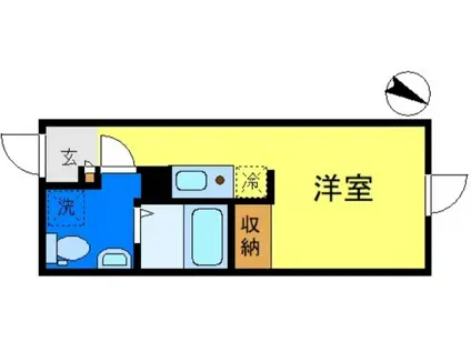 新小岩4丁目マンション(ワンルーム/4階)の間取り写真