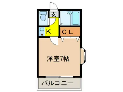 SOL FELICES(1K/3階)の間取り写真