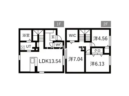 CASAハナミズキ(3LDK/1階)の間取り写真