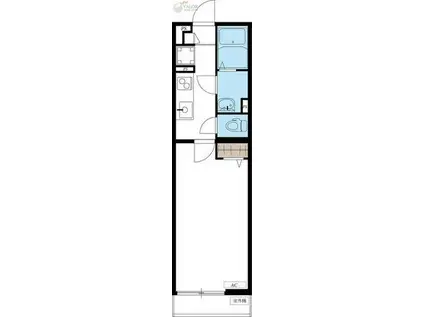 リブリ・フォレスタII(1K/2階)の間取り写真