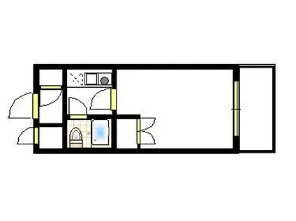 ジョイフル南林間第2(1LDK/3階)の間取り写真