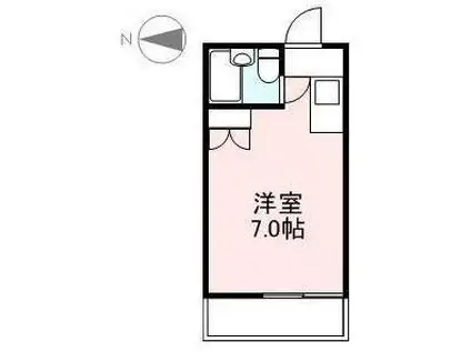 マッシュハイム扇町(ワンルーム/3階)の間取り写真