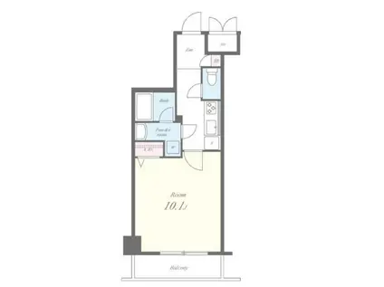 ソレイユ神楽坂(1K/4階)の間取り写真