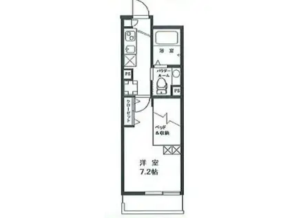MY STYLE 氷川参道(1K/2階)の間取り写真