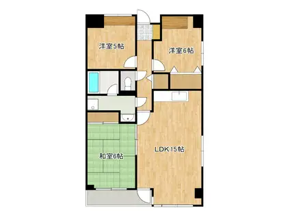 ルミエール泉(3LDK/1階)の間取り写真
