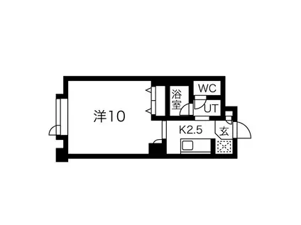 藤井ビルひばりが丘(1K/11階)の間取り写真