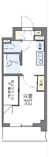 レオパレス宇田川町マンション(1K/4階)の間取り写真