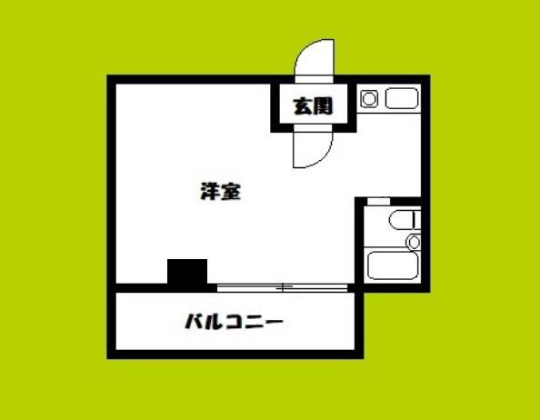 大宝今里CTスクエア(ワンルーム/1階)の間取り写真