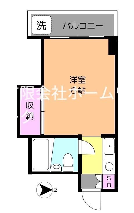 シティコーポ大石(1K/3階)の間取り写真