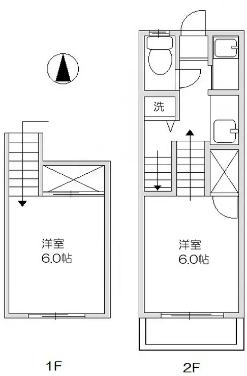 ポカル鈴谷 1階階 間取り
