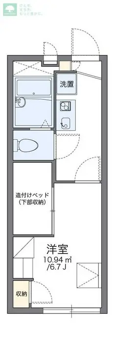 レオパレスオープンハウス21 2階階 間取り