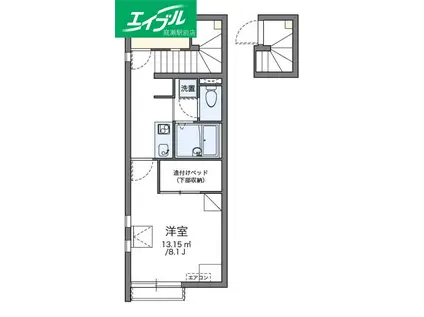 レオネクストT&K(1K/2階)の間取り写真