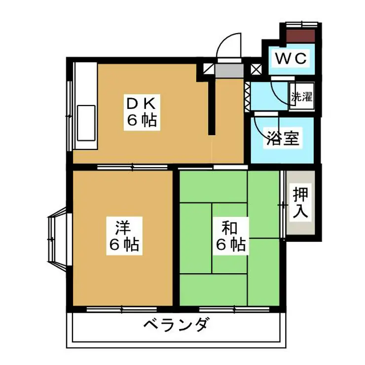 サンライズヒル 2階階 間取り