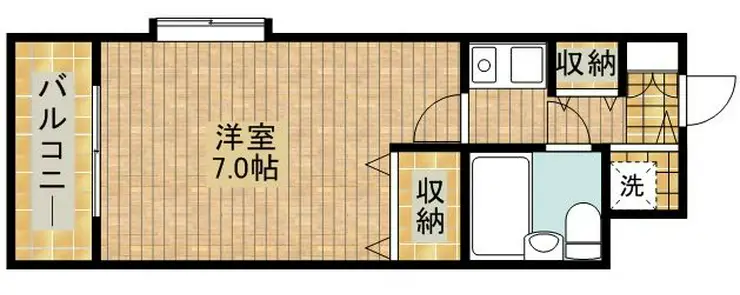 クリオ武蔵新城弐番館 3階階 間取り