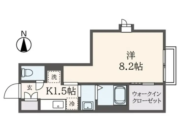 グランシードS 1階階 間取り