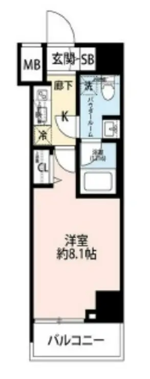 プレール・ドゥーク中板橋 5階階 間取り