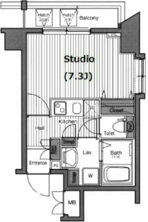 ガラ・グランディ西新宿 2階階 間取り