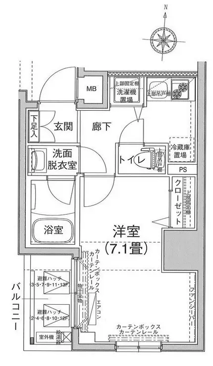 アイルイムーブル錦糸町 10階階 間取り