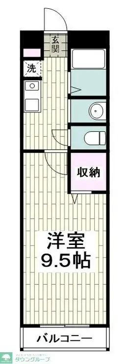 ビッグ・フィールド 3階階 間取り