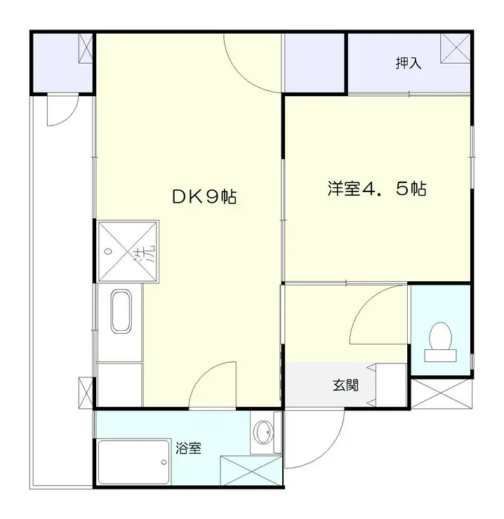 アサヌママンション 2階階 間取り