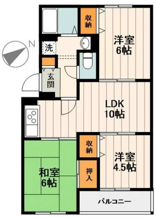 グランピア舞浜 2階階 間取り