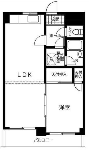 バードライム・アネックス(1LDK/3階)の間取り写真