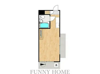 メゾン・ド・シルフ(ワンルーム/4階)の間取り写真