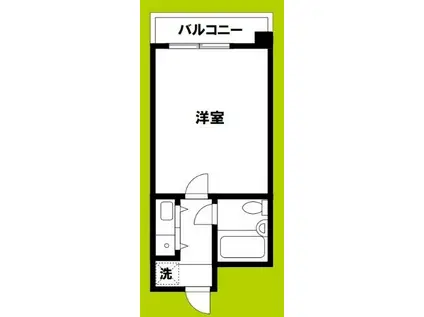 ミフネセントラルベア東淀川(1K/6階)の間取り写真